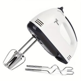 1pc 7 Speeds Electric Hand Mixer; Household Portable Powerful Handheld Electric Mixer; Hand-held Egg Beater; Small Whipping Cream Mixer For Cake; 1pc 7 Speeds Electric Hand Mixer; Household Portable Powerful Handheld Electric Mixer; Hand-held Egg Beater; Small Whipping Cream Mixer For Cake;