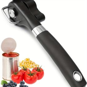 1pc Quick and Easy Stainless Steel Can Opener - Multifunctional Kitchen Gadget for Effortless Opening of Cans 1pc Quick and Easy Stainless Steel Can Opener - Multifunctional Kitchen Gadget for Effortless Opening of Cans