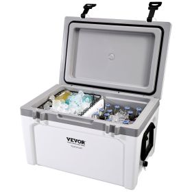 VEVOR Insulated Portable Cooler, 52 qt, Holds 50 Cans, Ice Retention Hard Cooler with Heavy Duty Handle, Ice Chest Lunch Box for Camping, Beach VEVOR Insulated Portable Cooler, 52 qt, Holds 50 Cans, Ice Retention Hard Cooler with Heavy Duty Handle, Ice Chest Lunch Box for Camping, Beach